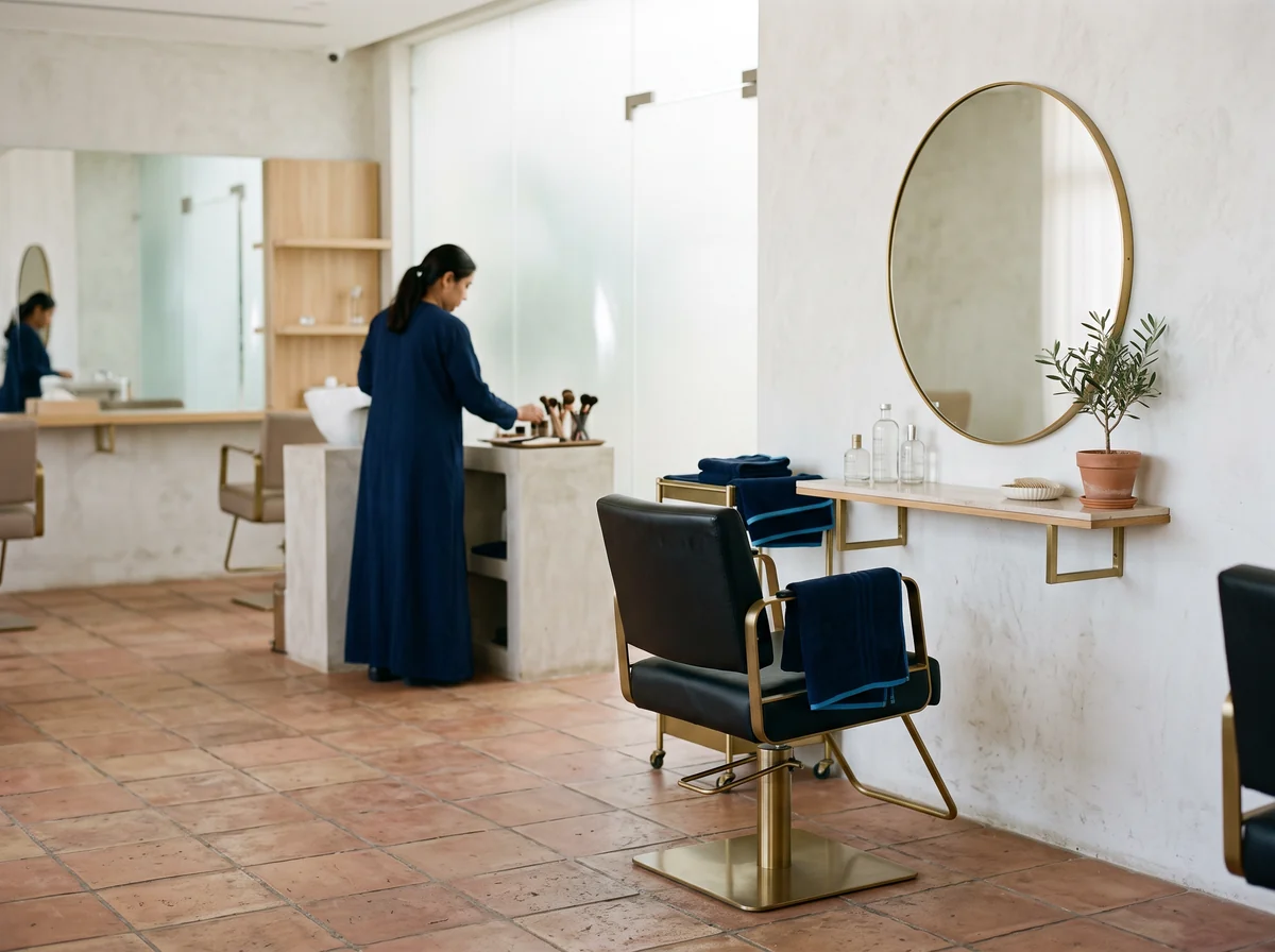 داخل الصالونات ومراكز التجميل — مثال على نشاط يخدمه عُقد